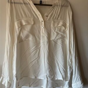 Elegant Cream Women's Blouse